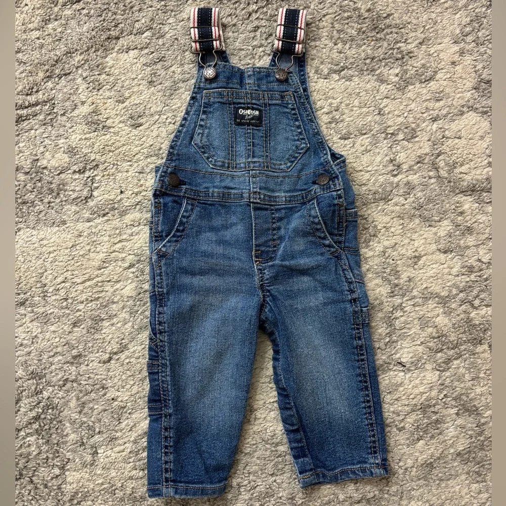 OshKosh B'gosh Classic Blue denim Kids Overalls